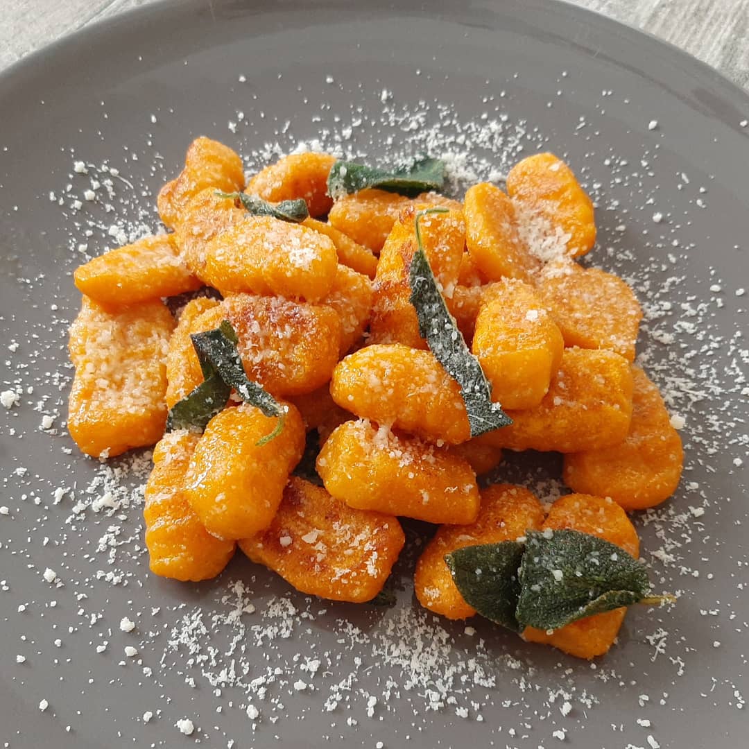 Kürbis Gnocchi, Salbei Butter Sauce 1