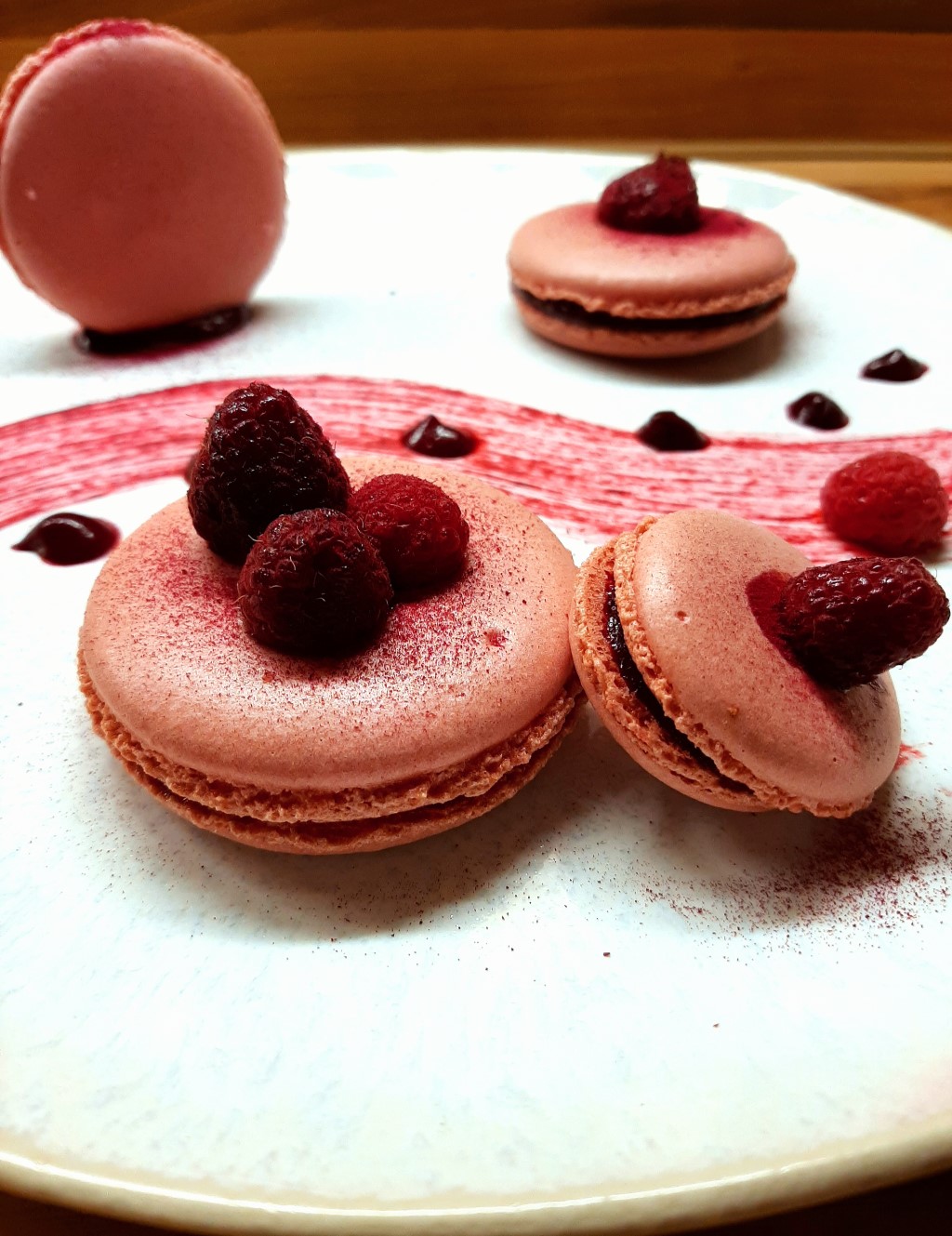 Himbeere Macarons