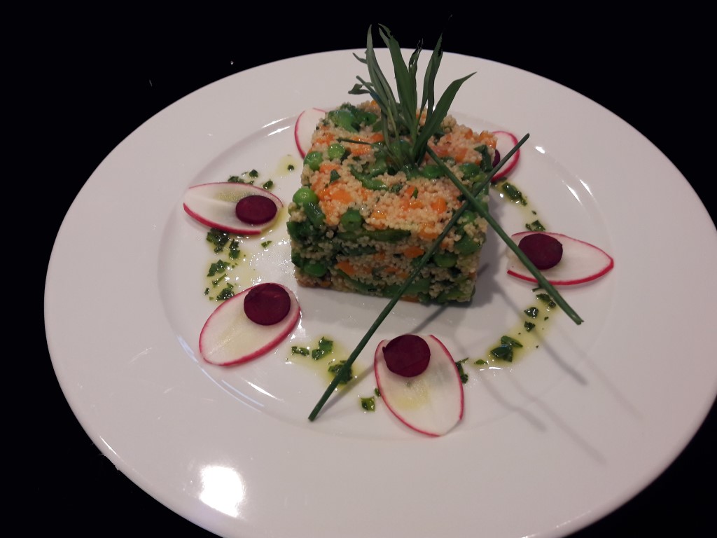 Taboule von Frühlingsgemüsen